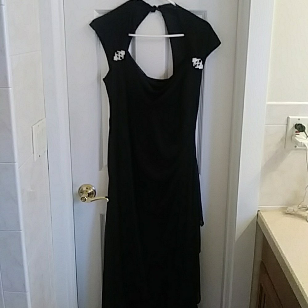 Black Long Gown/Cocktail Dress